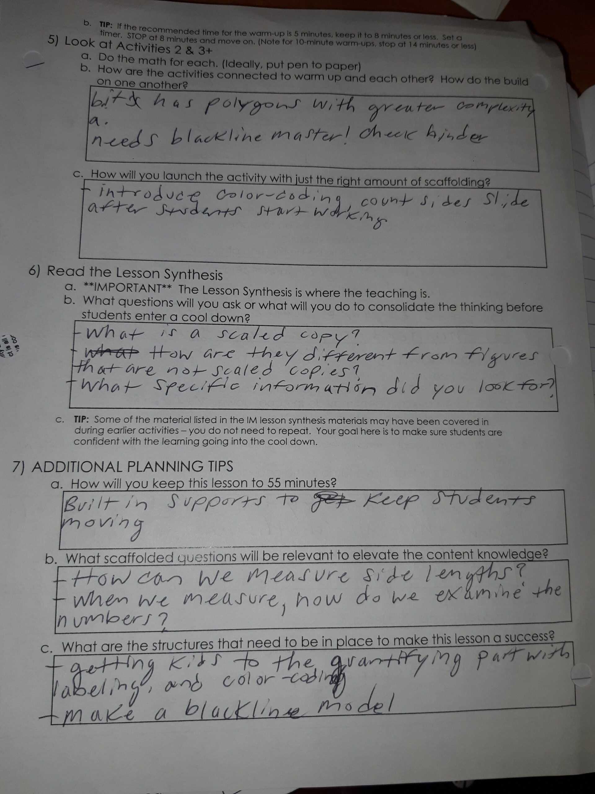 Open Up Resources Reflection Guide Robert Gloria’s Math Education Blog